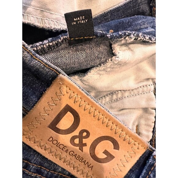 DOLCE & GABBANA DENIM PENCIL SKIRT SIZE 26 - Picture 13 of 13